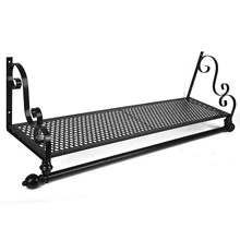 Shellhard Modern Wall Mounted Clothes Rack Garment Rail Hanging Rack Clothing Shop Display Storage Rack Holder Organizer