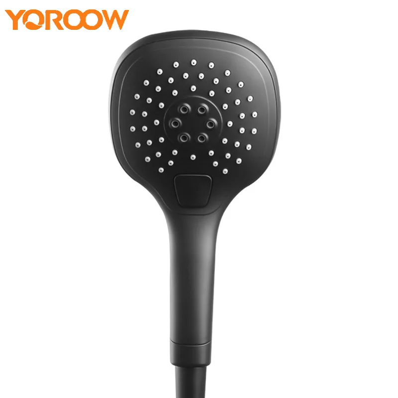 

Round Accessories Bathroom Shower Hand Black White Chrome 360 Swivel Aerator Connectors Rainshower Spa Water Pressurizer AVS0021