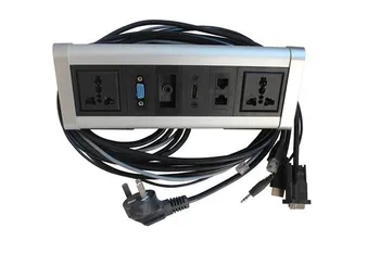 

2019 new desktop socket with VGA and 3.5Audio for hotels and private residence