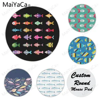

MaiYaCa Non Slip PC Fish School Species High Speed New Mousepad Size for 20x20cm 22x22cm Rubber Mousemats