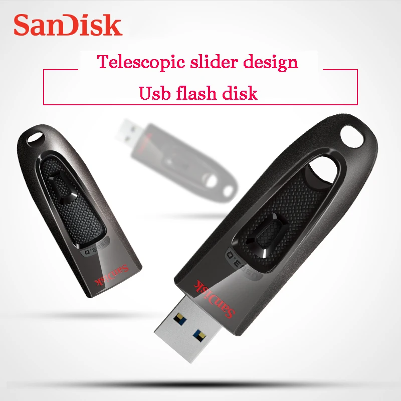 SanDisk флеш-накопитель USB 3,0, 128 ГБ, 64 ГБ, 32 ГБ, 16 ГБ, карта памяти, флешдиск, U диск, устройство хранения для ПК, CZ73, CZ48, CZ600