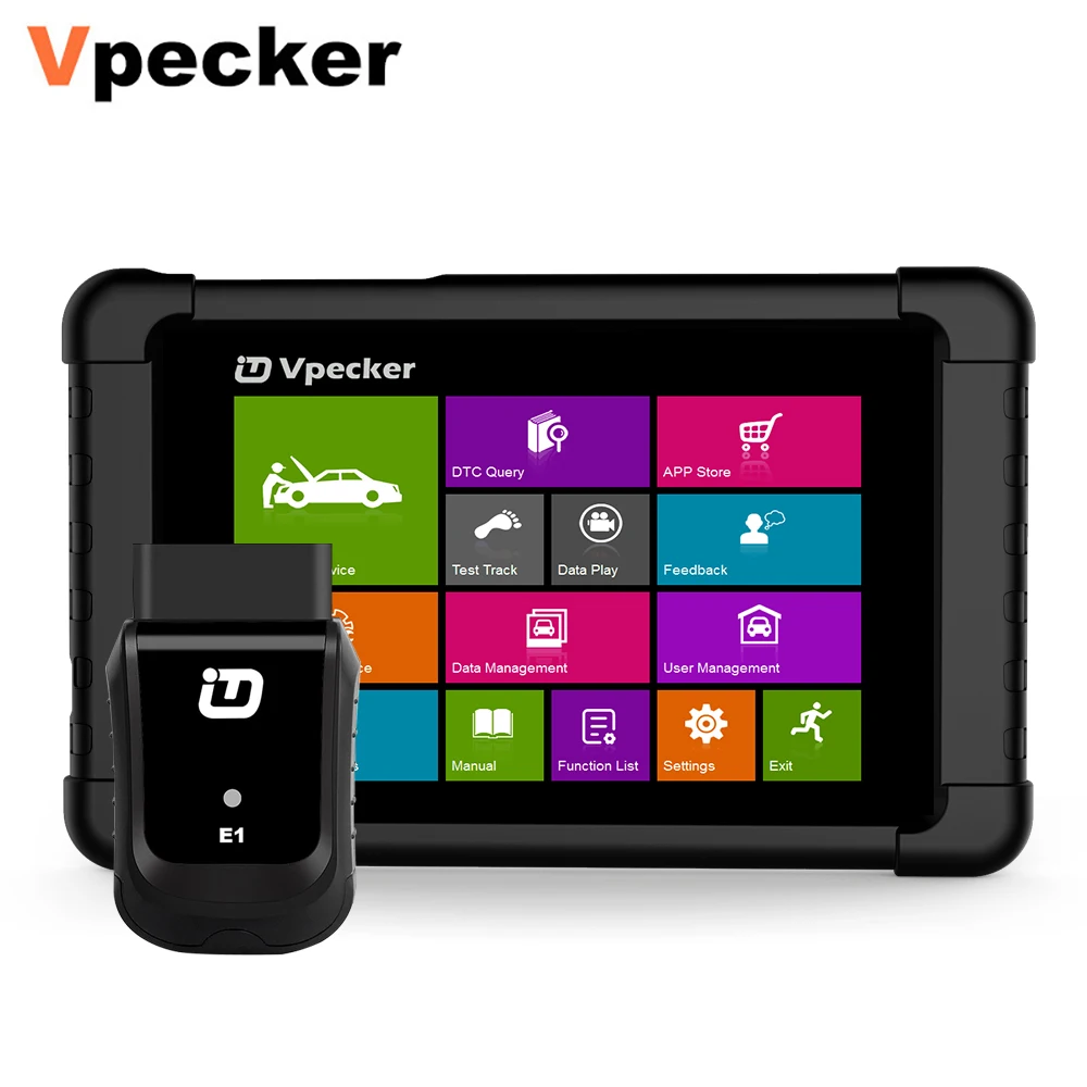 VPECKER E1 WiFi диагностический инструмент OBD OBD2 сканер Easydiag ABS подушка безопасности SRS сброс масла DPF EPB BMS планшет Диагностика бесплатное обновление