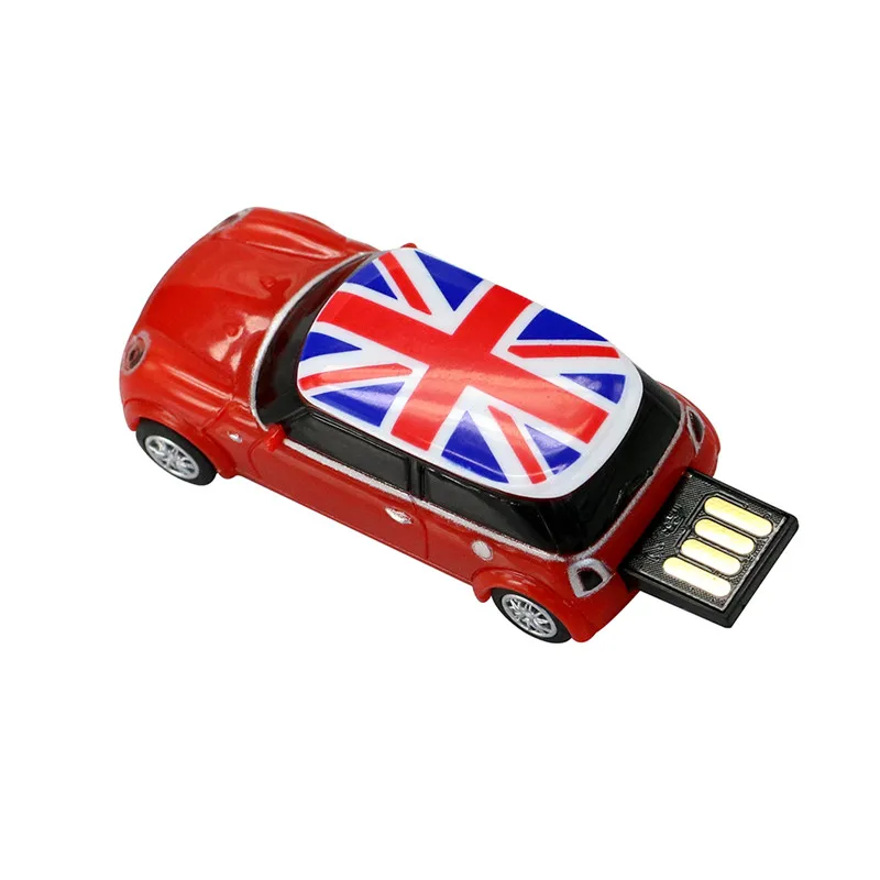 Креативный Жук U диск 4G 8G 16G USB Flash 32G USB Mini Cooper Мини авто USB флеш-накопитель автомобильный внешний накопитель памяти