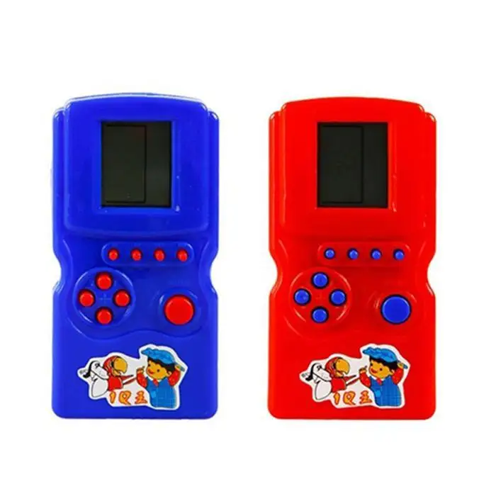Game Consoles Retro Mini Puzzle Children Russian Box Game Console Portable LCD Players Kids Child Educational Electronic Toys