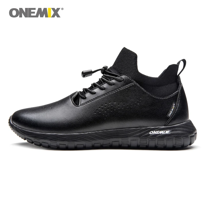 

Onemix 2018 men shoes 3 in 1 shoes sets soft micro fabric leather light sneakers for outdoor walking jogging size 35-46