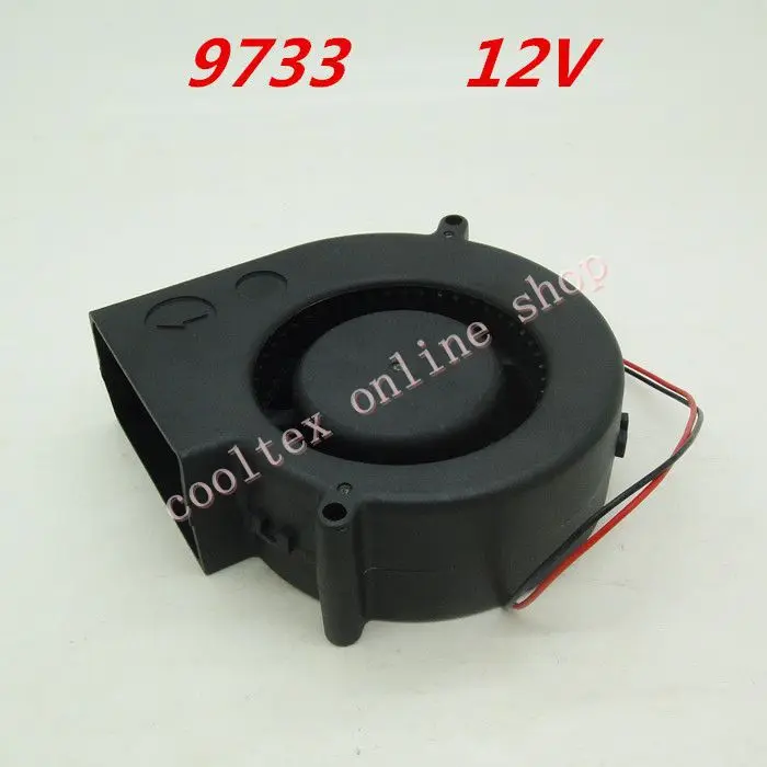 9733 blower Cooling fan 12 Volt Brushless DC Fans centrifugal Turbo Fan cooler radiator free delivery delta oven special ventilation fan centrifugal turbo blower bfb1012h 9733 12 v 1 20 a