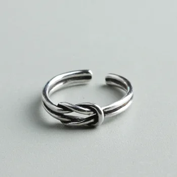 

Personality Vintage 925 Sterling Silver Heart Love Rings For Women Fashion Retro Antique Rings Bridal Wedding Jewelry Anillos