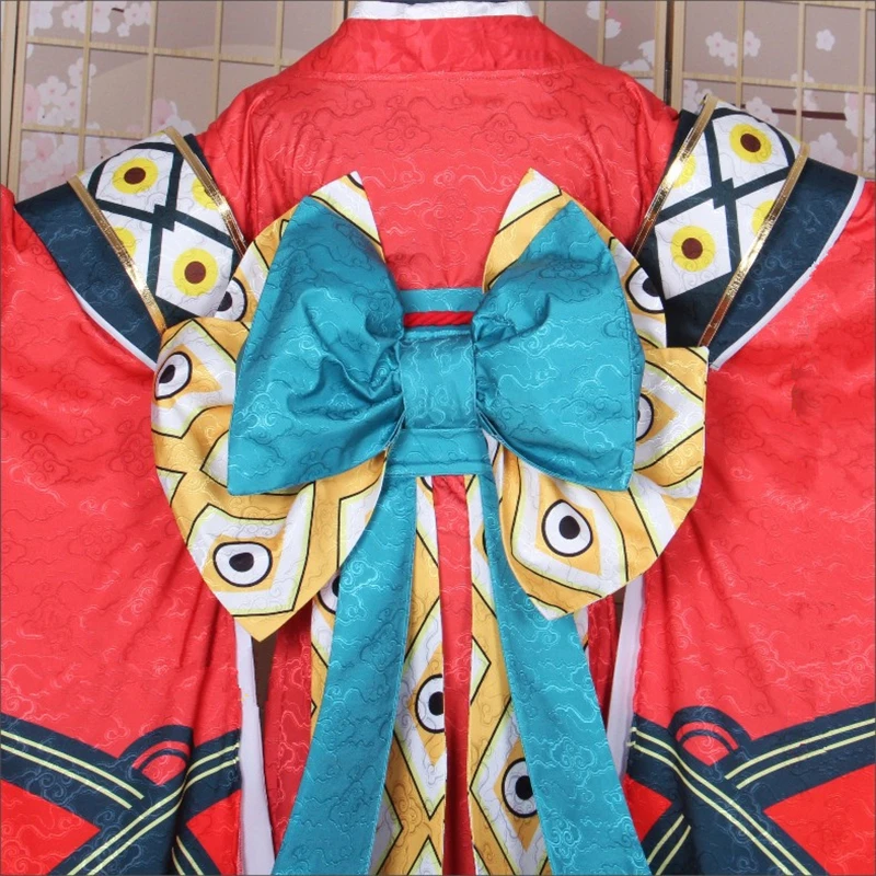 Onmyoji Косплей SR Bai Mugui Начальная кожа Пробуждение Костюм Новогодняя одежда костюм