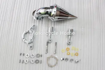 

Motorcycle Chrome Spike Air Cleaner Kits Intake Filter For Harley Touring Road King Street Glide Road Glide Dyna Fat Bob Softail