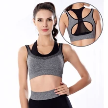 Быстросохнущий Спортивный бюстгальтер из двух частей, мягкий пуш-ап, ударопрочный, бегущий фитнес-Йога Спорт брасьер, женское нижнее белье