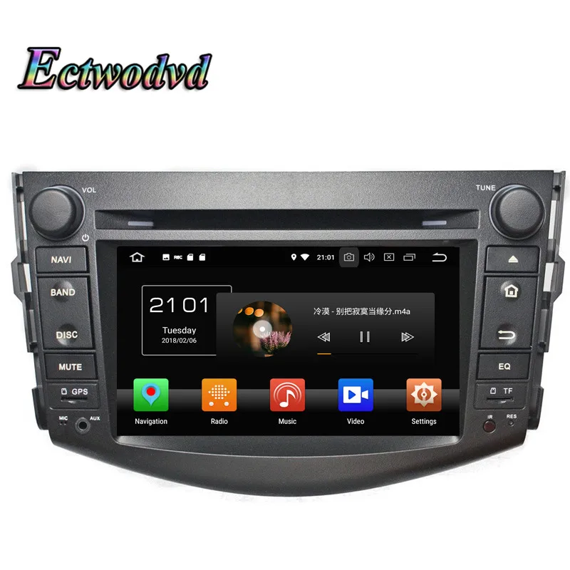 Sale Ectwodvd Octa Core 4G RAM 64G ROM Android 9.0 Car Multimedia DVD Player GPS HeadUnit For Toyota RAV4 2006 2007 2008 2009-2012 4 Sale Ectwodvd Octa Core 4G RAM 64G ROM Android 9.0 Car Multimedia DVD Player GPS HeadUnit For Toyota RAV4 2006 2007 2008 2009-2012 4