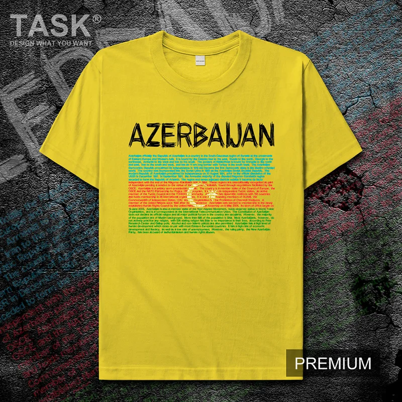 Мужская футболка с принтом «azeral AZE», Новые Топы, футболка, одежда с короткими рукавами, толстовка, национальная команда, летняя мода