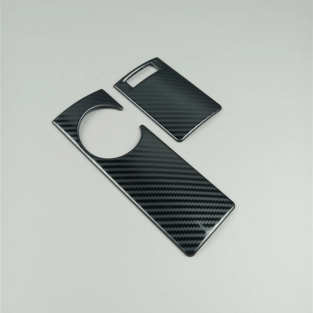 

Dashboard Keyhole Decorative Frame Air Vents Panel Covers Carbon Fiber Stickers Trim For Audi A6 C5 C6 Car Styling Modified