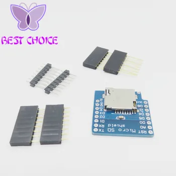 

10PCS Micro SD Card Shield For WeMos D1 Mini TF WiFi ESP8266 Compatible SD Wireless Module For arduino For WeMos D1 Mini