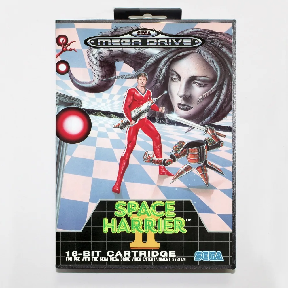 16 битная игровая карточка Space harrier 2 SEGA MD с розничной коробкой для Sega Mega Drive Genesis|sega md
