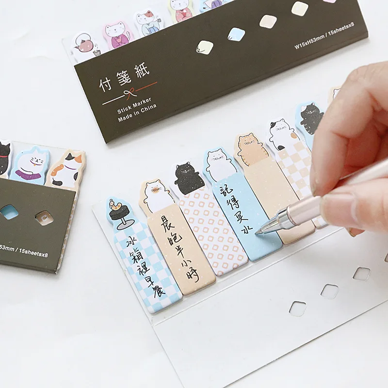 

Animal Stay Together Memo Pad N Times Sticky Notes Escolar Papelaria School Supply Bookmark Label