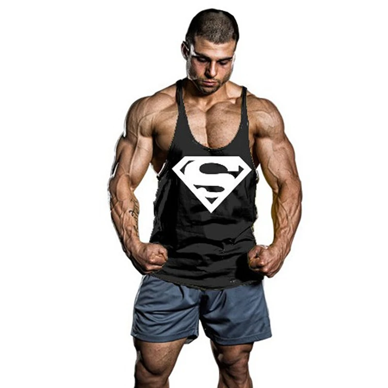 

Men fashion cotton sleeveless shirts tank top men Fitness shirt mens singlet Bodybuilding workout gym vest fitness men