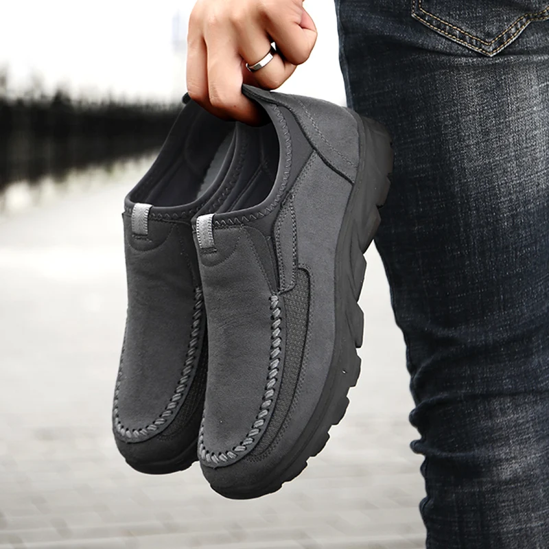 Para Hombre, Mocasines Hechos a Mano de Estilo Retro y Casual, Zapatos Ideales para Diario, a la Moda, Novedad, 2021 - Imagen 2