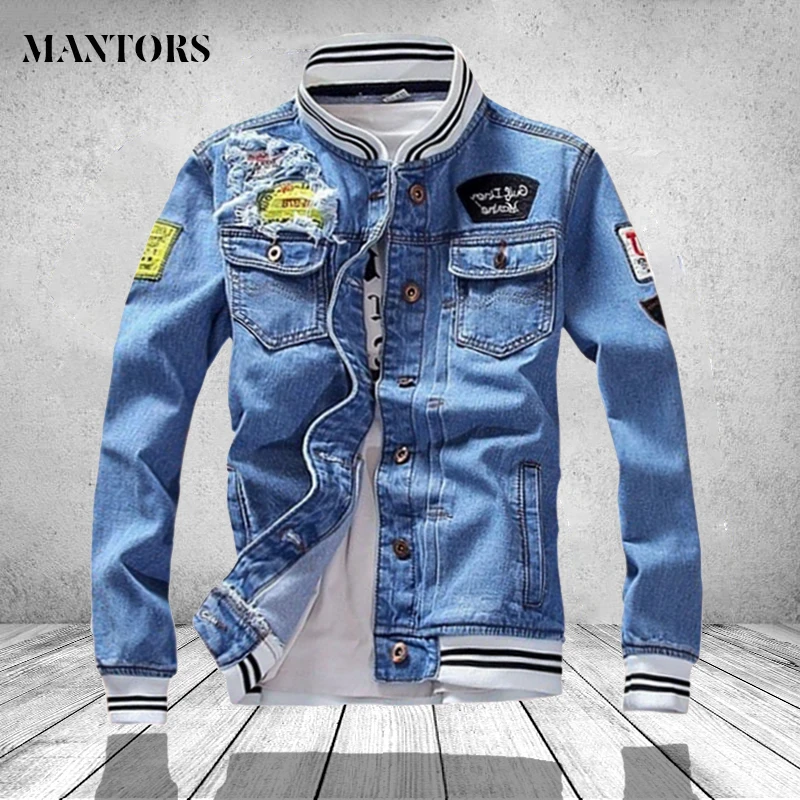 mens stylish denim jacket