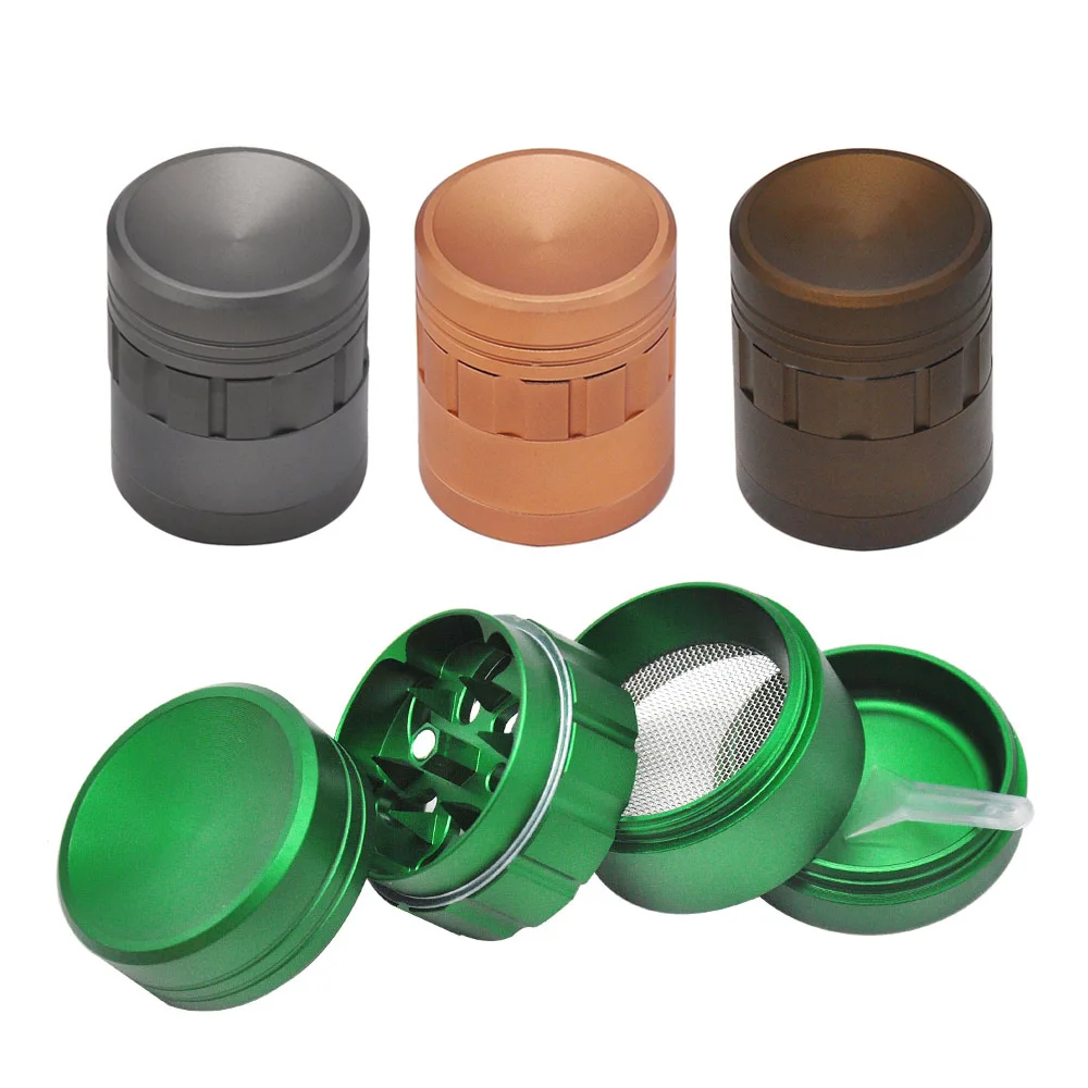 

HORNET Mini Style Metal Spice Grinder With Pollen Catcher 40MM 4 Piece Sharp Shark Teeth Aluminum Tobacco Herb Grinders