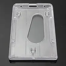 Многофункциональный рабочий держатель для карт портативный чехол для удостоверения личности двухсторонний жесткий пластиковый держатель для бейджа Размер 60*101 мм#903 Новинка