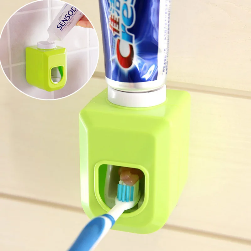 

Creative Automatic Toothpaste Dispenser For Toothpaste Toothbrush Holder Bathroom Tube Squeezer Home Gadgets