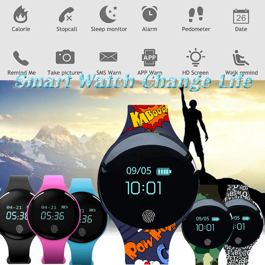 Умные часы Смарт-часы водонепроницаемые спортивные Смарт-часы фитнес-трекер пульсометр дропшиппинг