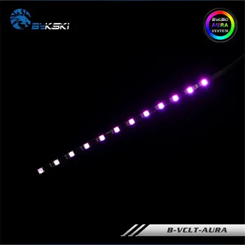 

Bykski RGB Water Cooling Block Lighting Strip 5V or 12V LED Support MOBO AURA SYNC 70-200MM
