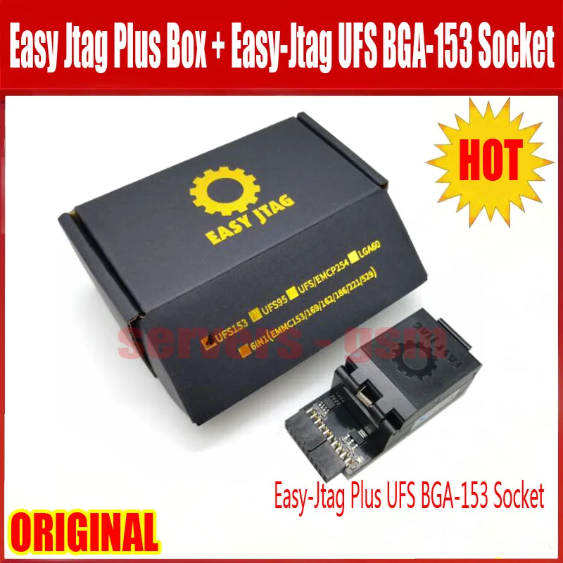 2019 новый оригинальный Easy j-tag plus коробка с Easyjtag UFS 153 адаптер гнезд