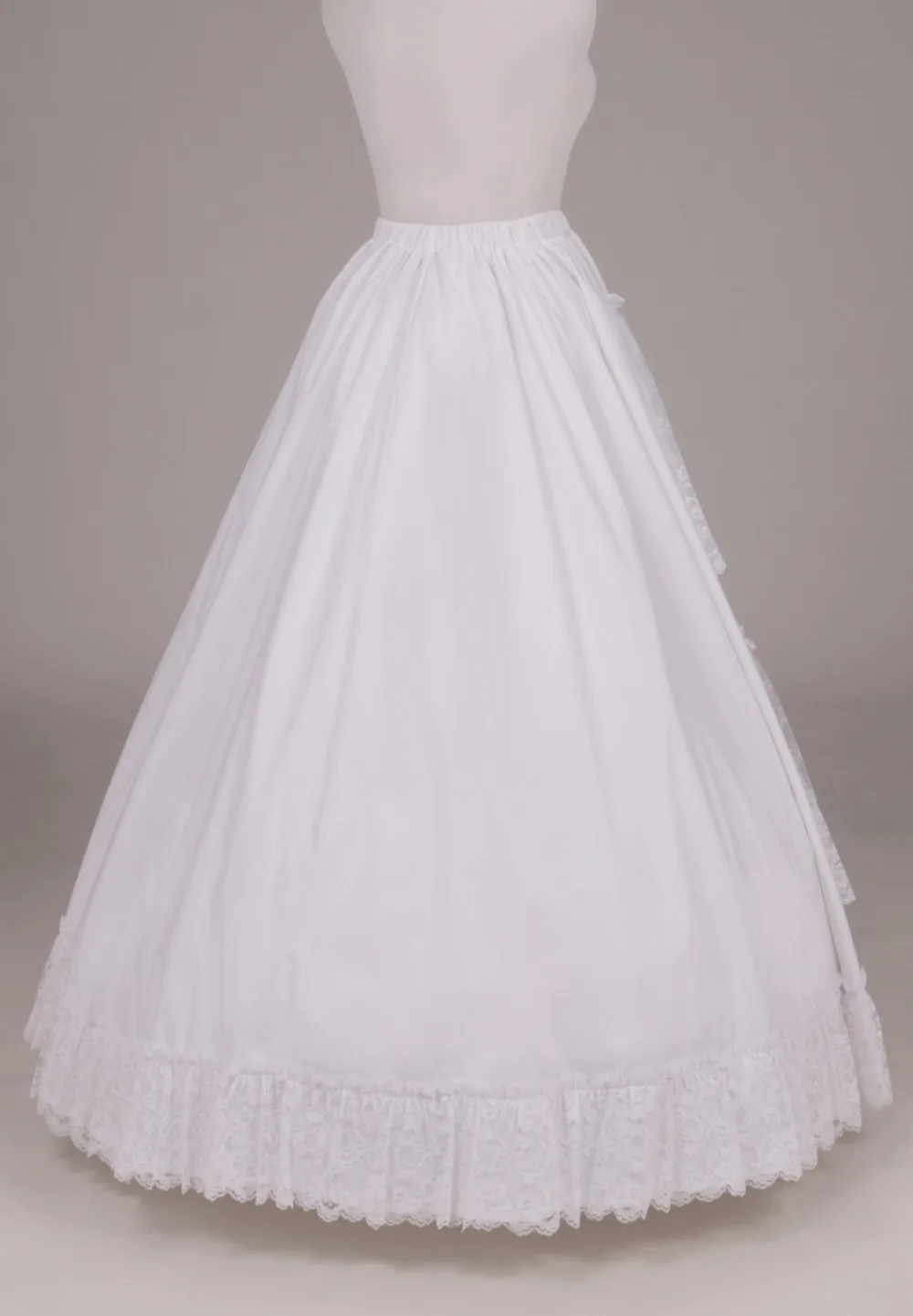 Vanessa Lacy Cotton Victorian Skirt Victorian French Pleated Gathered