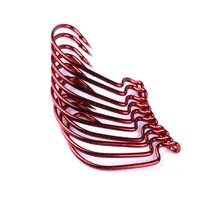 Рыбалка крюк 51 шт. с коробкой для мягкие приманки червь Крючки