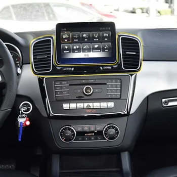 

Center Air Vent Outlet Cover For Mercedes-Benz GLE W166 Coupe C292 Trim Carbon Fiber Black Interior Durable