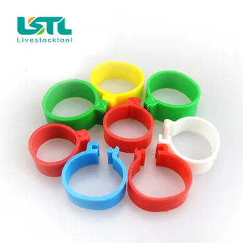 

100pcs Poultry Chicken Foot Rings Inside diameter 2.0 cm Hen Pigeon Legs Band Poultry Dove Birds Quail Parrot Clip Rings