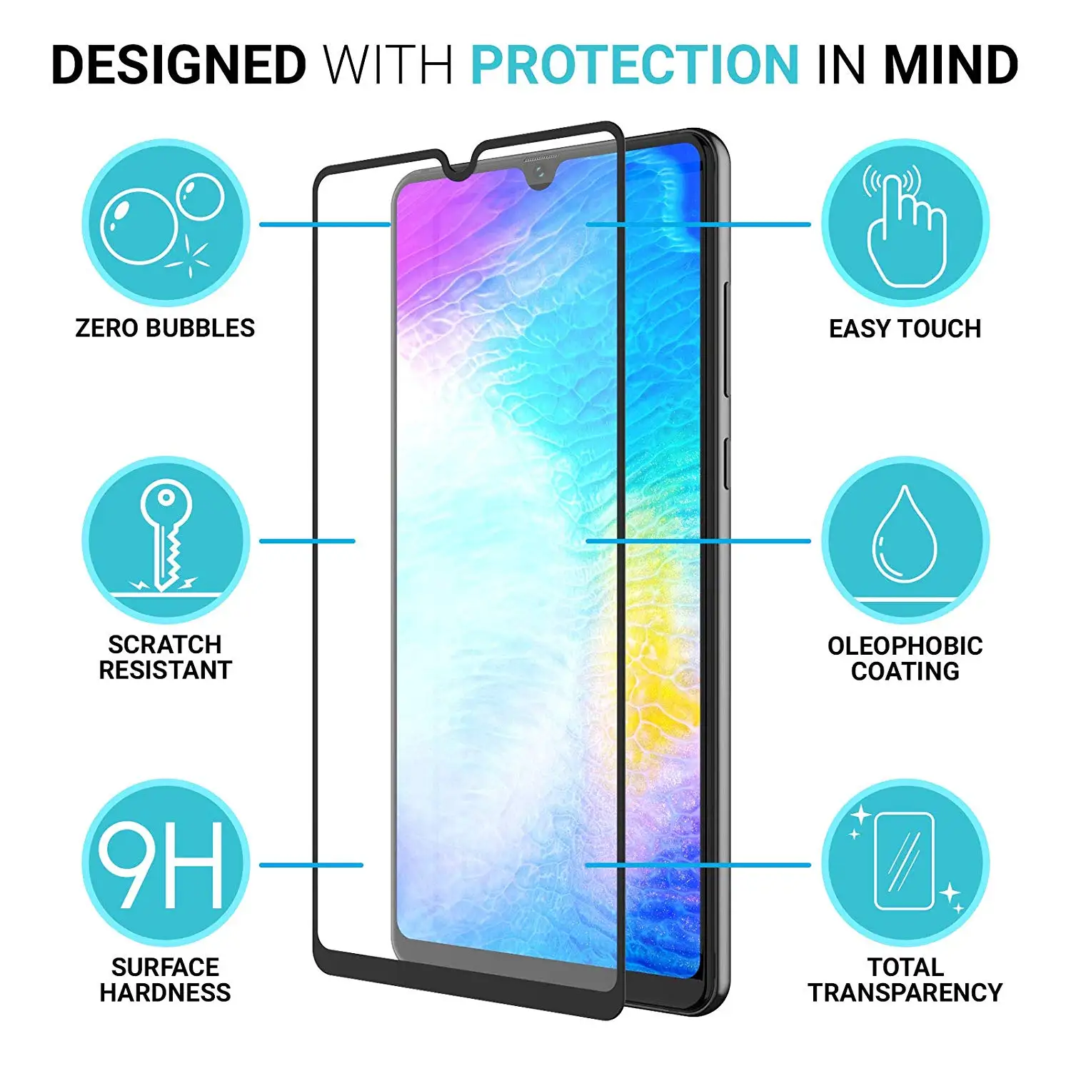 Защитная пленка для экрана huawei mate 30 Pro из закаленного стекла для huawei mate 20 Pro huawei P30 Pro mate 30 Pro 3D полное защитное стекло