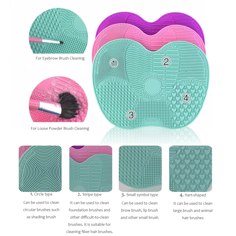 makeup brushes cleaner board 2