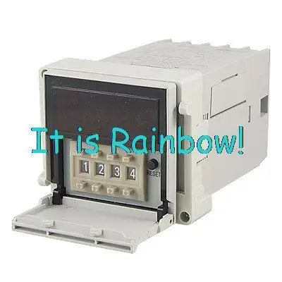 

Free Shipping AN-5G 1-9999 (x1, x10, x100) LCD Display Digital Counter Relay AC 100-250V