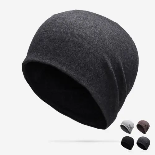 Новые Повседневное Для мужчин хлопковые зимние Слауч череп oversize долго шапочка Для женщин мешковатые Кепки Лыжная шапка