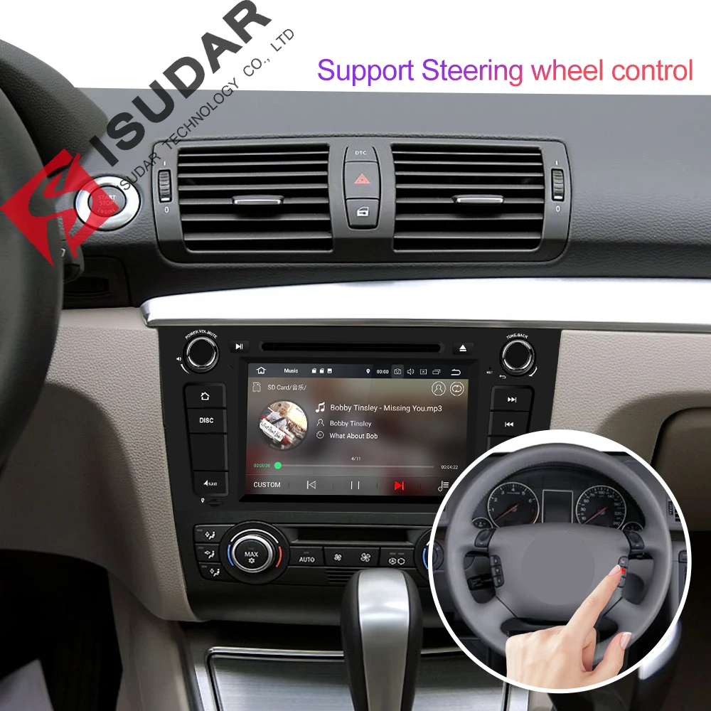 Isudar 1 الدين سيارة مشغل وسائط متعددة الروبوت 9 مشغل ديفيدي ل BMW/120i 1 سلسلة E81/E82/E88 GPS 4 النواة RAM 2 GB ROM 16 GB راديو DVR Isudar 1 الدين سيارة مشغل وسائط متعددة الروبوت 9 مشغل ديفيدي ل BMW/120i 1 سلسلة E81/E82/E88 GPS 4 النواة RAM 2 GB ROM 16 GB راديو DVR