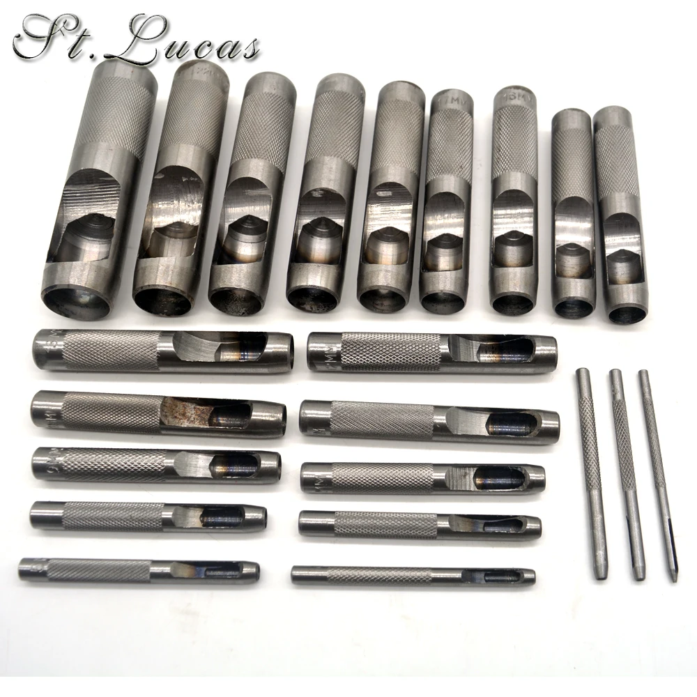 DIY new Leather craft tools leather hole punches Set Hollow Puncher