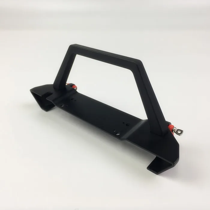 Цельнометаллический передний бампер для 1/10 Rc Rock Crawler Truck Trx4 Axial Scx10 90046 jeep
