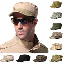 10 цветов, камуфляжные шапки в стиле милитари США, бейсболки, плоская кепка, кепка для солдатиков, солнцезащитная Кепка, тактическая камуфляжная бейсболка, 1 шт