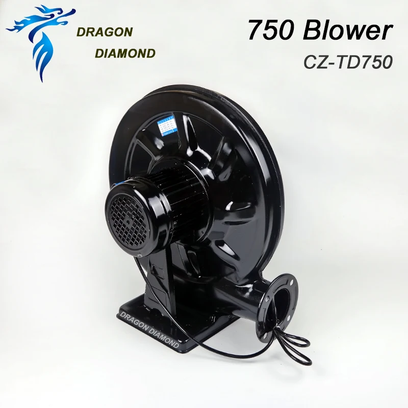 220V 750W Blower Exhaust Fan Air Blower for CO2 Laser Engraving Cutting