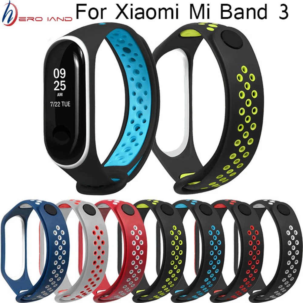 

Mi Band 3 Strap Bracelet wrist strap watch Mi band3 accessories smart bracelet sport Silicone Strap for Xiaomi mi band 3
