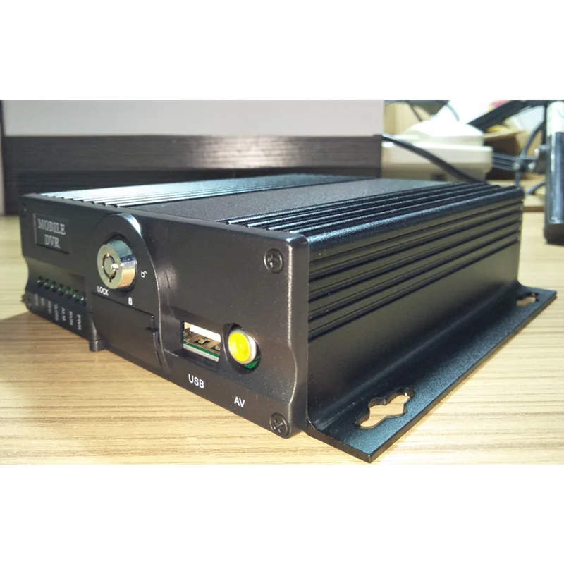 GPS mocile dvr 4 полосный двойной SD карта бортовой видеорегистратор 4G MDVR миллион HD 4CH