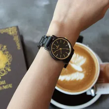 Wristwatches Men Japanese Miyota 2035 Movement Wooden Watch Band Bamboo Quartz Watches for Men and Women Relogio Christmas Gifts