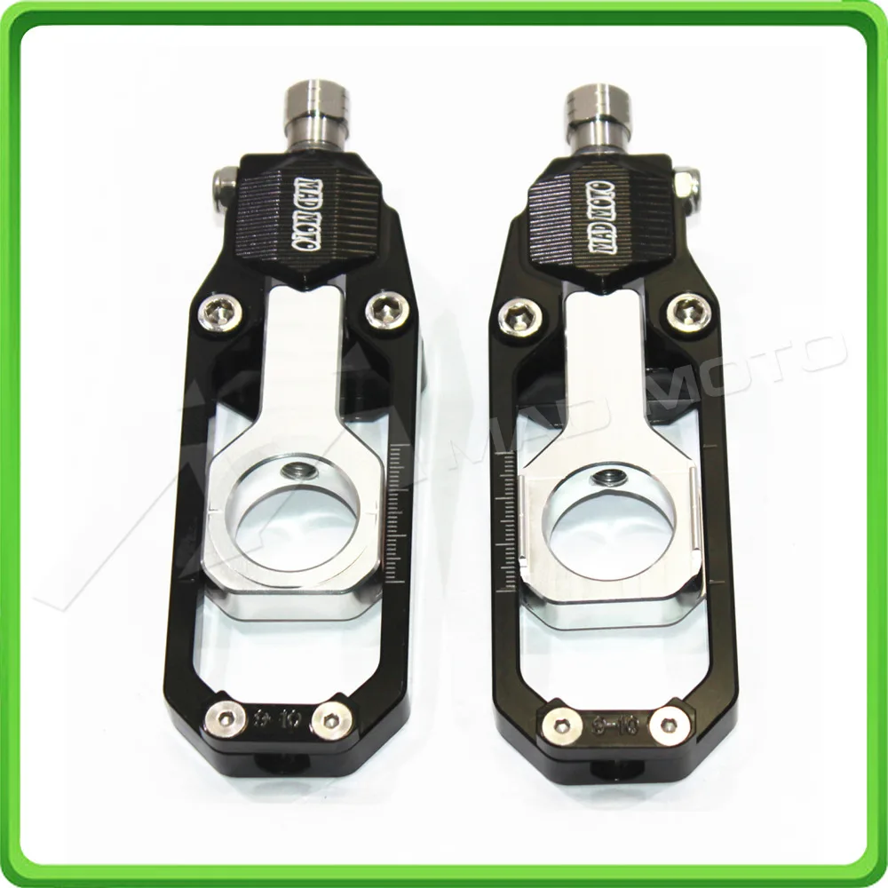 Motorcycle Chain Tensioner Adjuster fit for HONDA CBR 600 RR CBR600RR 2005 2006 Black & Silver (1)