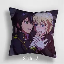 Suef Аниме Манга owari no seraph of the end аниме Двусторонняя Подушка Чехол для подушки 843