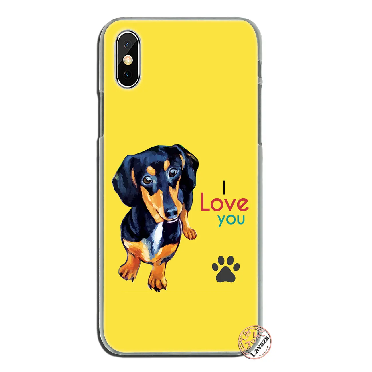 Твердый чехол для телефона Lavaza Dachshund dog Для iPhone XR X XS 11 Pro Max 10 7 8 6 6S 5 5S SE 4 4S - Цвет: 4