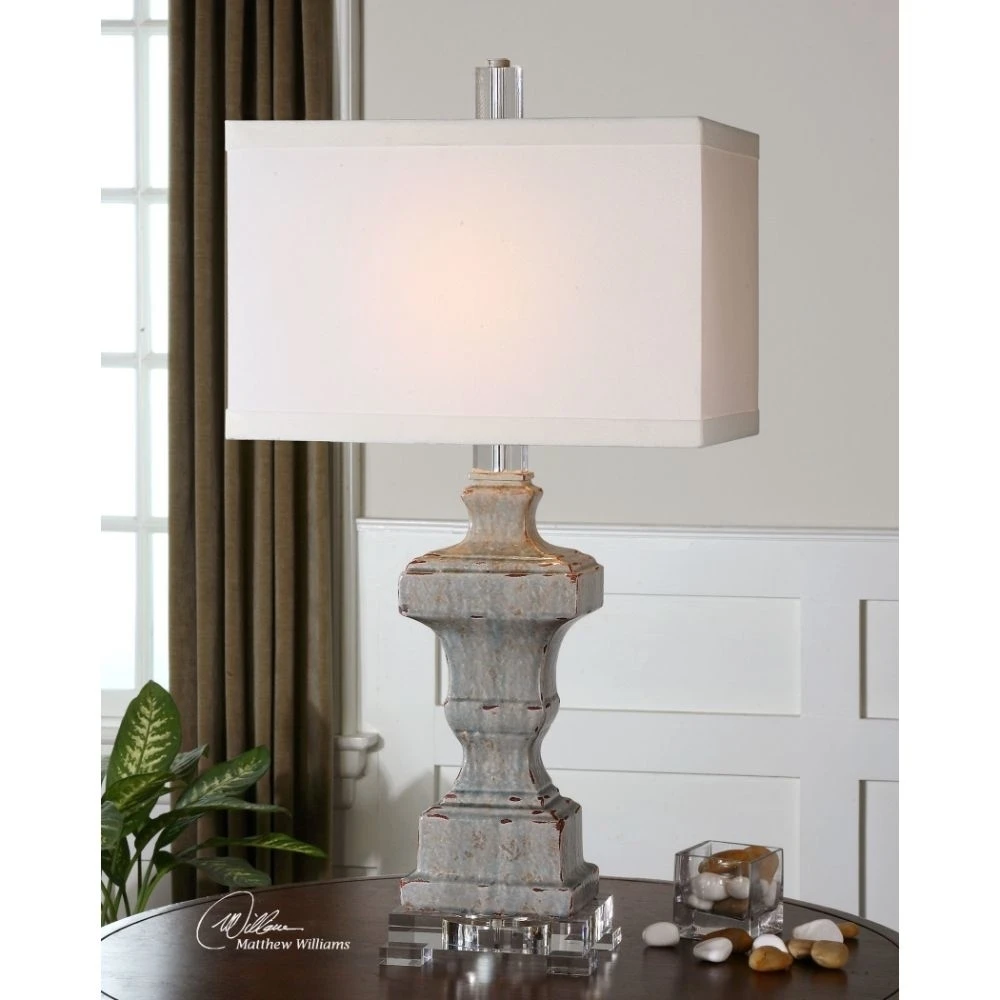 San Marcello Blue Glaze Lamp (1)