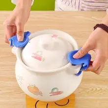 2 шт., платье с милой бабочкой, теплоизоляционные лоток силиконовые anti-ошпарить приспособление кухонный инструмент гаджет разные цвета